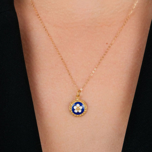 Collar Caramujo de Oro 9Kt