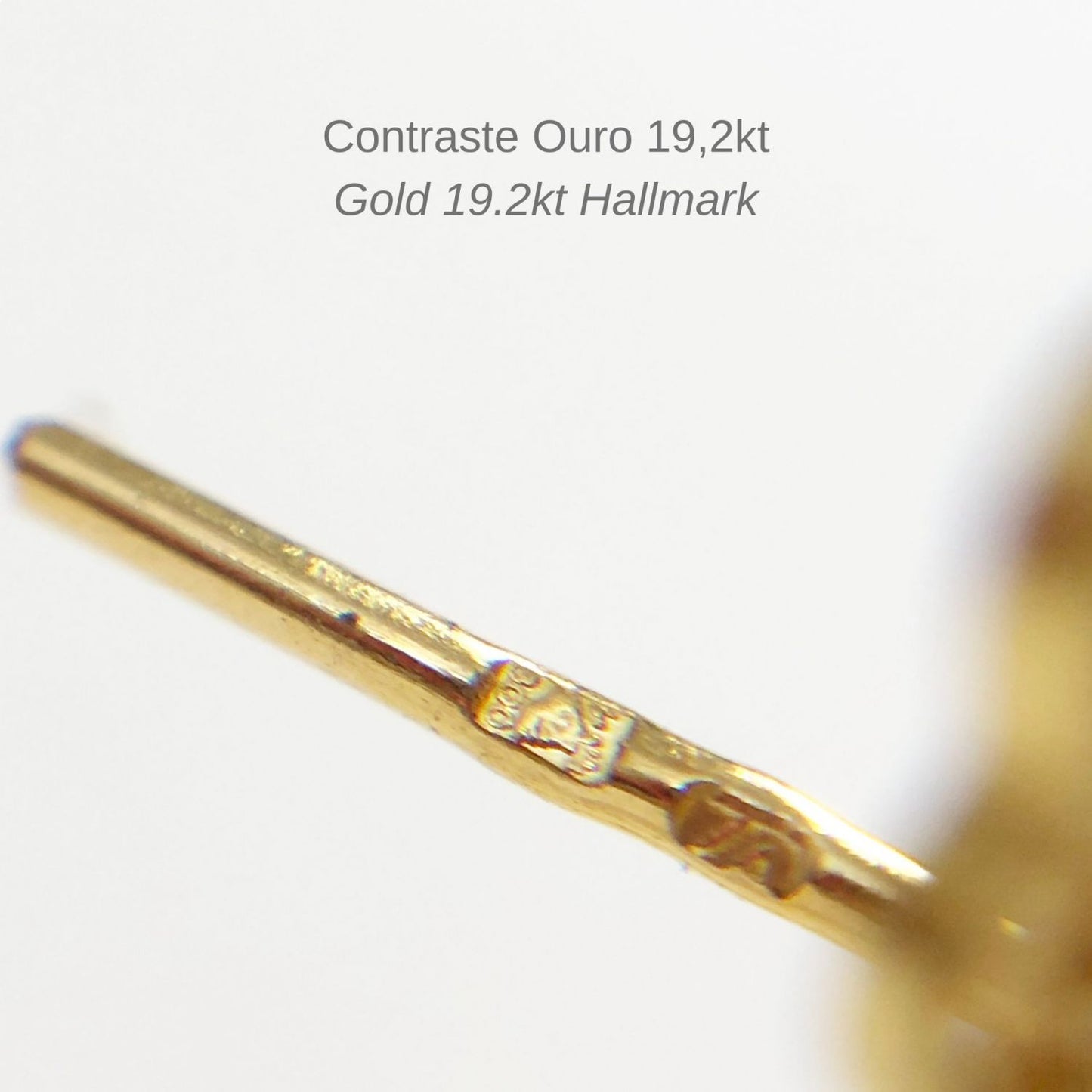 Pendientes Conta de Viana de Oro 19,2Kt con Lapislázuli