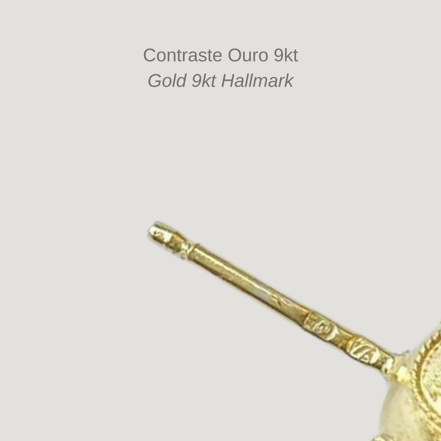 Pendientes Viana's Conta 8mm de Oro 9Kt