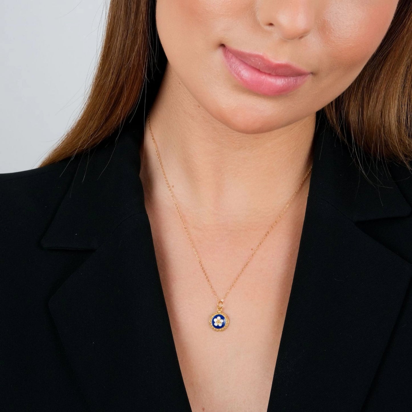 Collar Caramujo de Oro 9Kt
