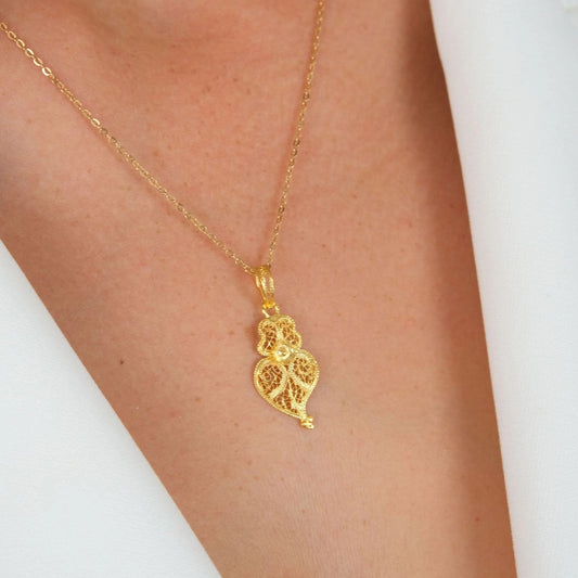 Collar Corazón de Viana S de Oro 19,2Kt