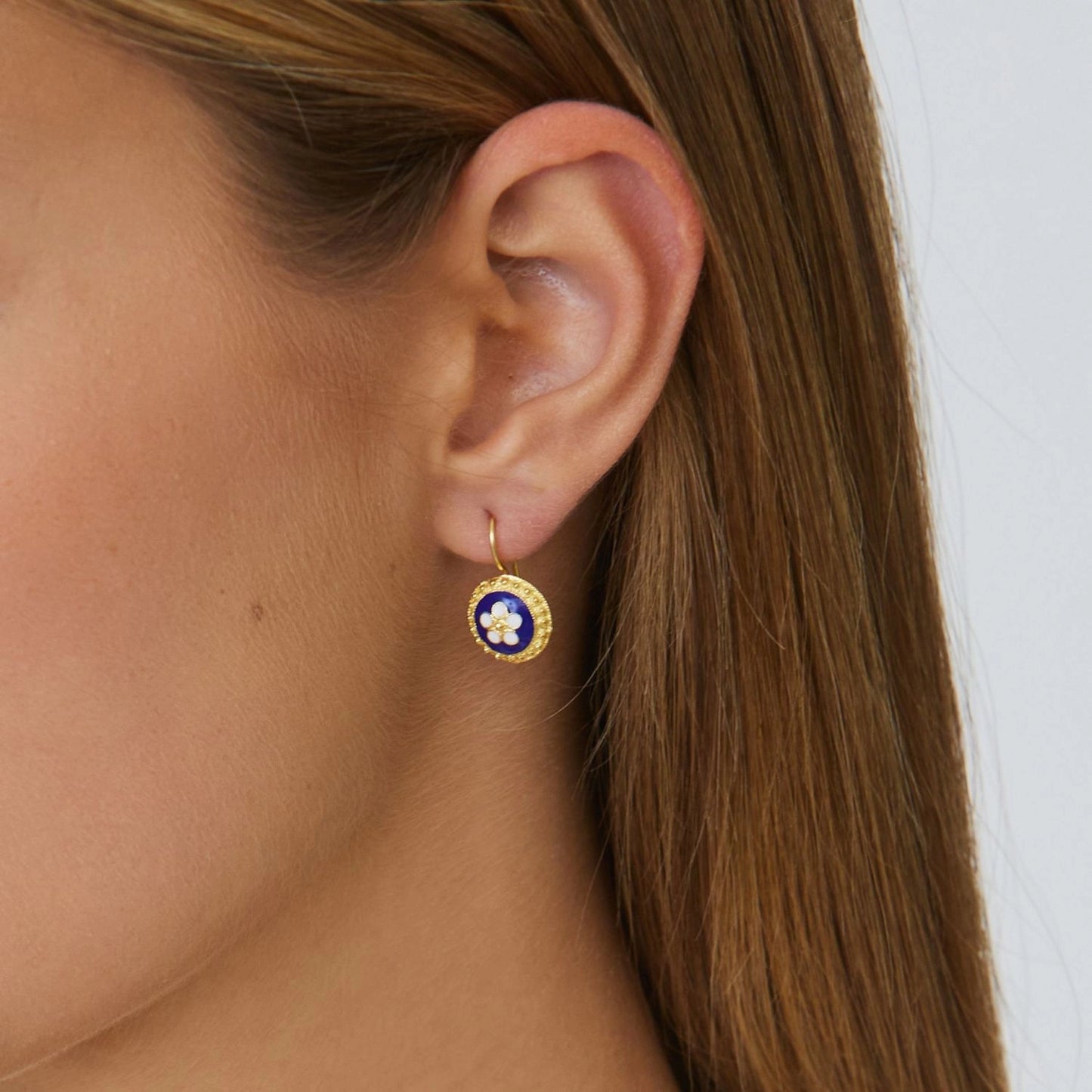 Pendientes Caramujo de Oro de 19.2 Kt