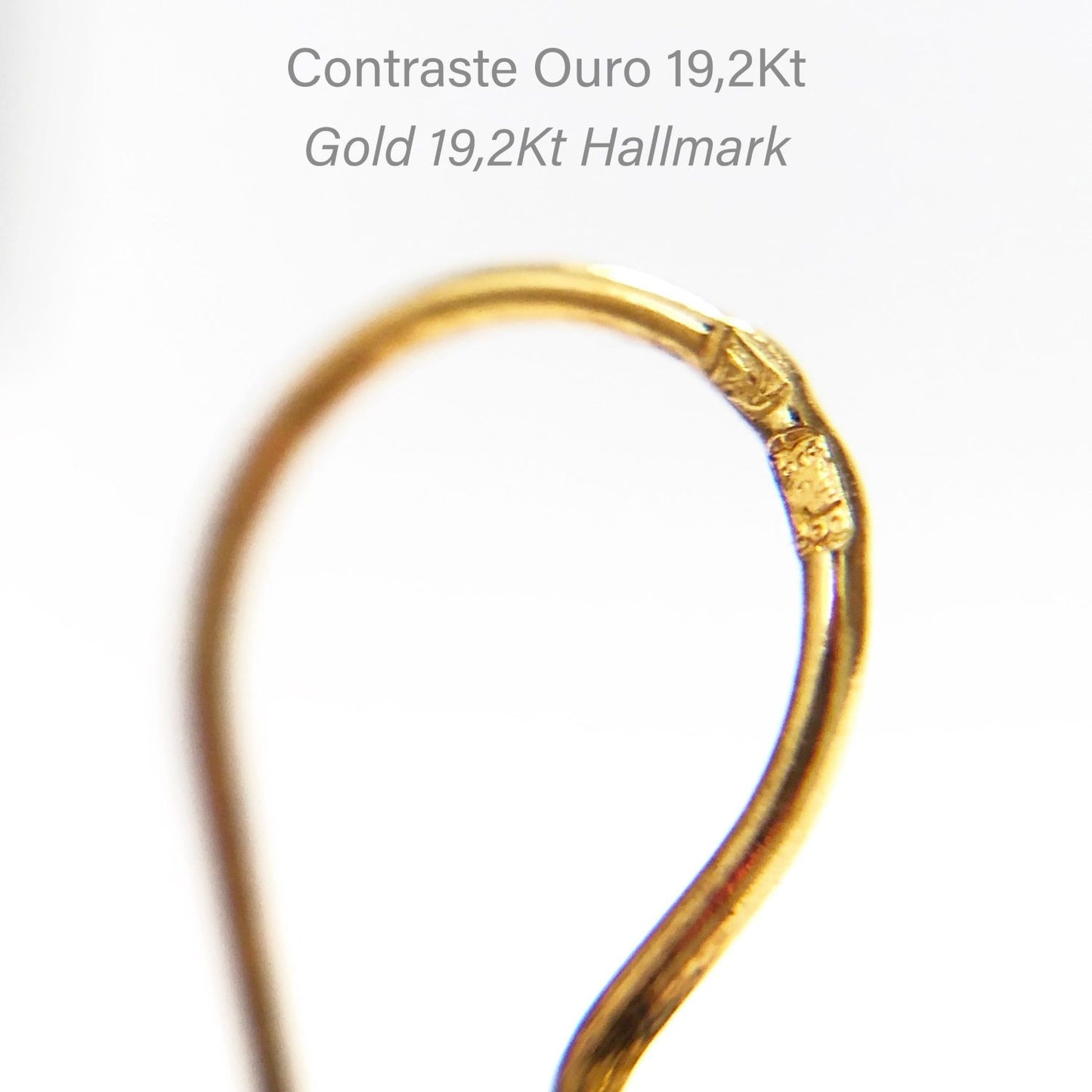 Pendientes Caramujo de Oro de 19.2 Kt