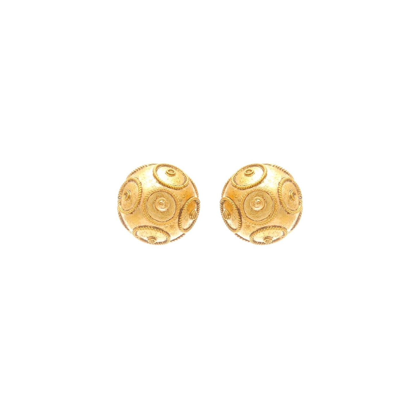 Pendientes Viana's Conta 8mm de Oro 9Kt